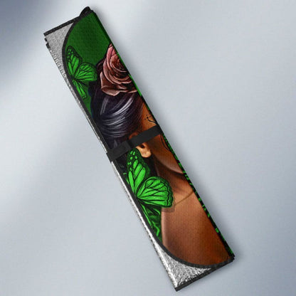 Calavera Girl - Green - Auto Sun Shade