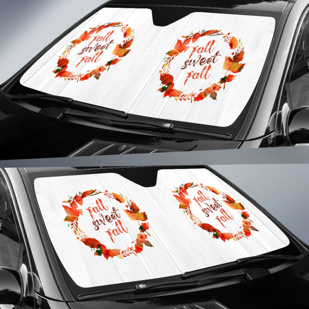 Fall Together Fall Sweet Fall Car Auto Sun Shades