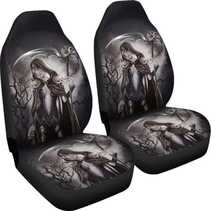 Deadly Queen Grim Reaper Car Seat Covers