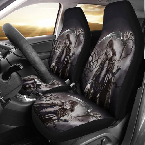 Deadly Queen Grim Reaper Car Seat Covers