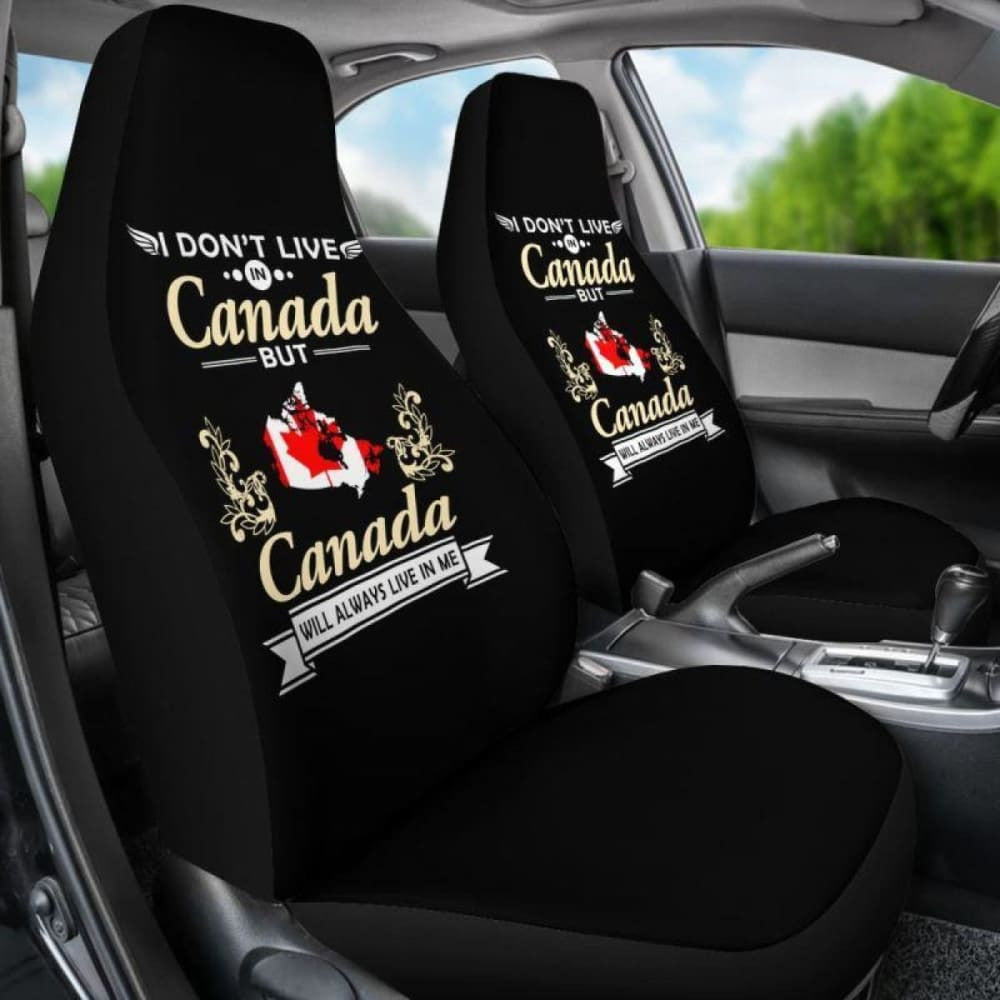 Canada Live In Me Car Seat Cover
