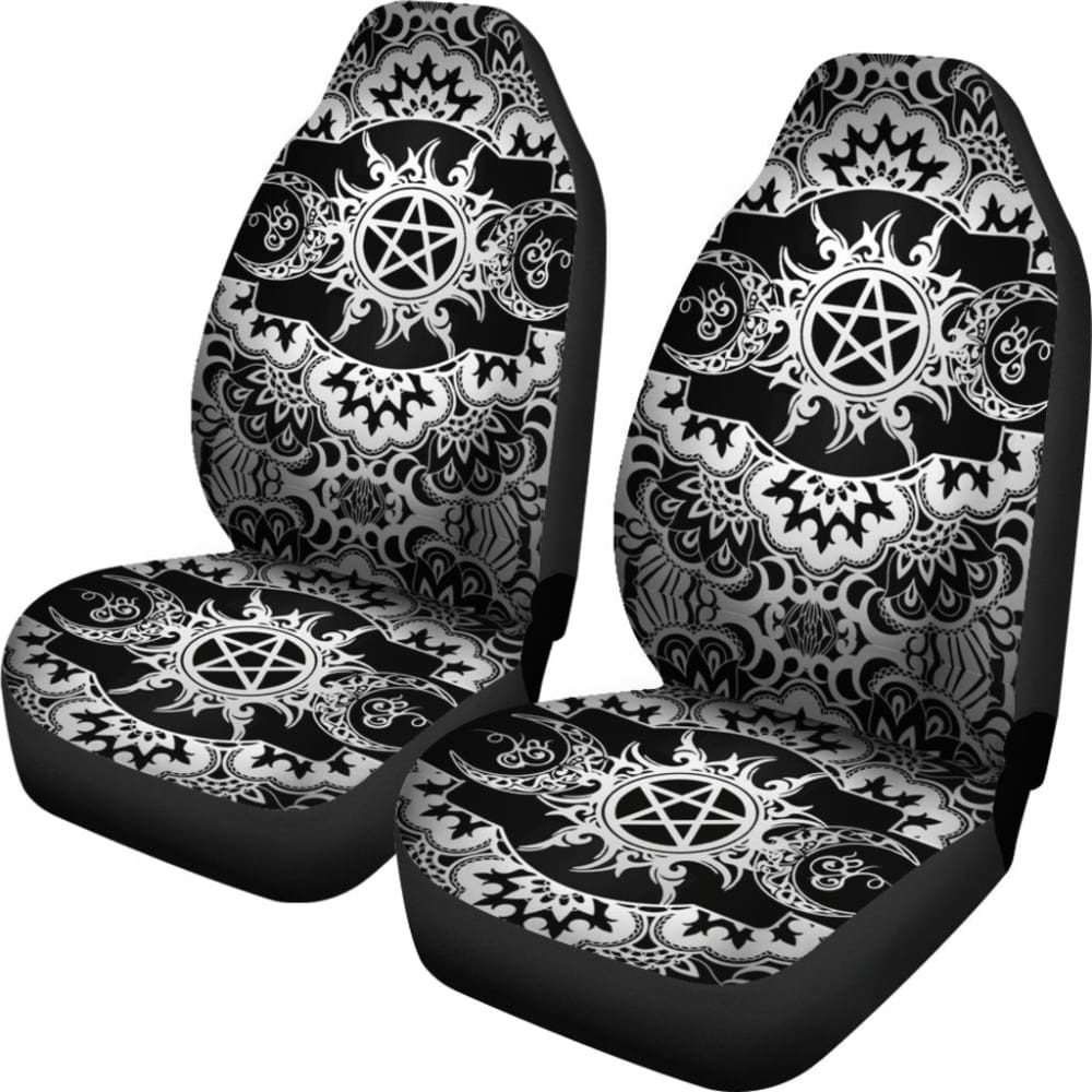 Triple Moon Wicca Car Seat Covers