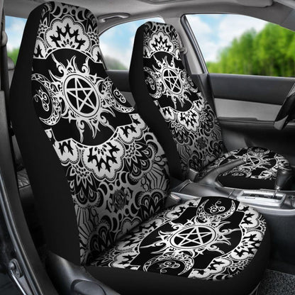 Triple Moon Wicca Car Seat Covers