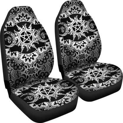 Triple Moon Wicca Car Seat Covers