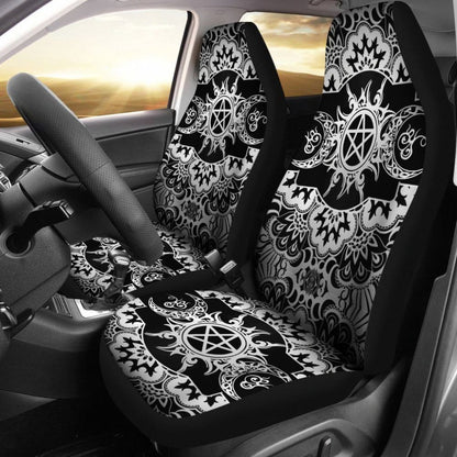 Triple Moon Wicca Car Seat Covers