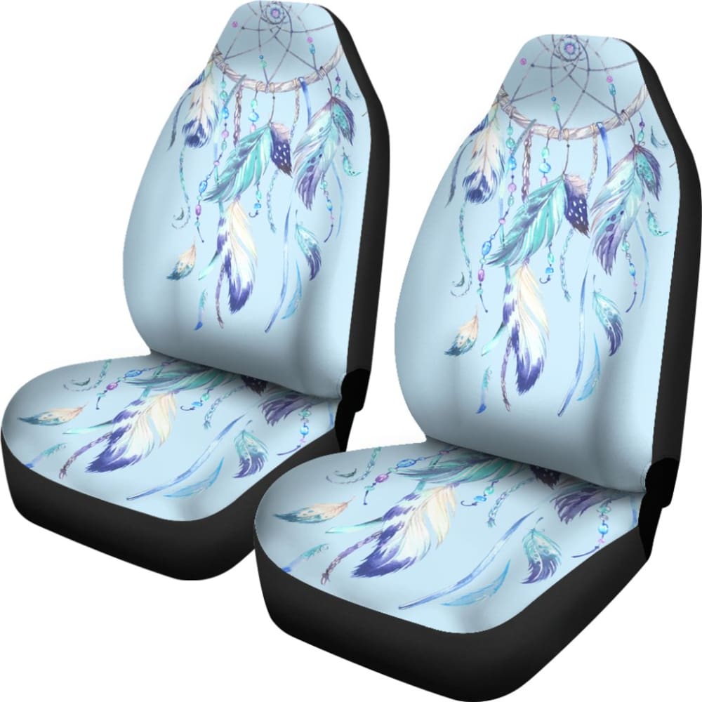 Native Dreamcatcher Winter Feather Car Seats Covers
