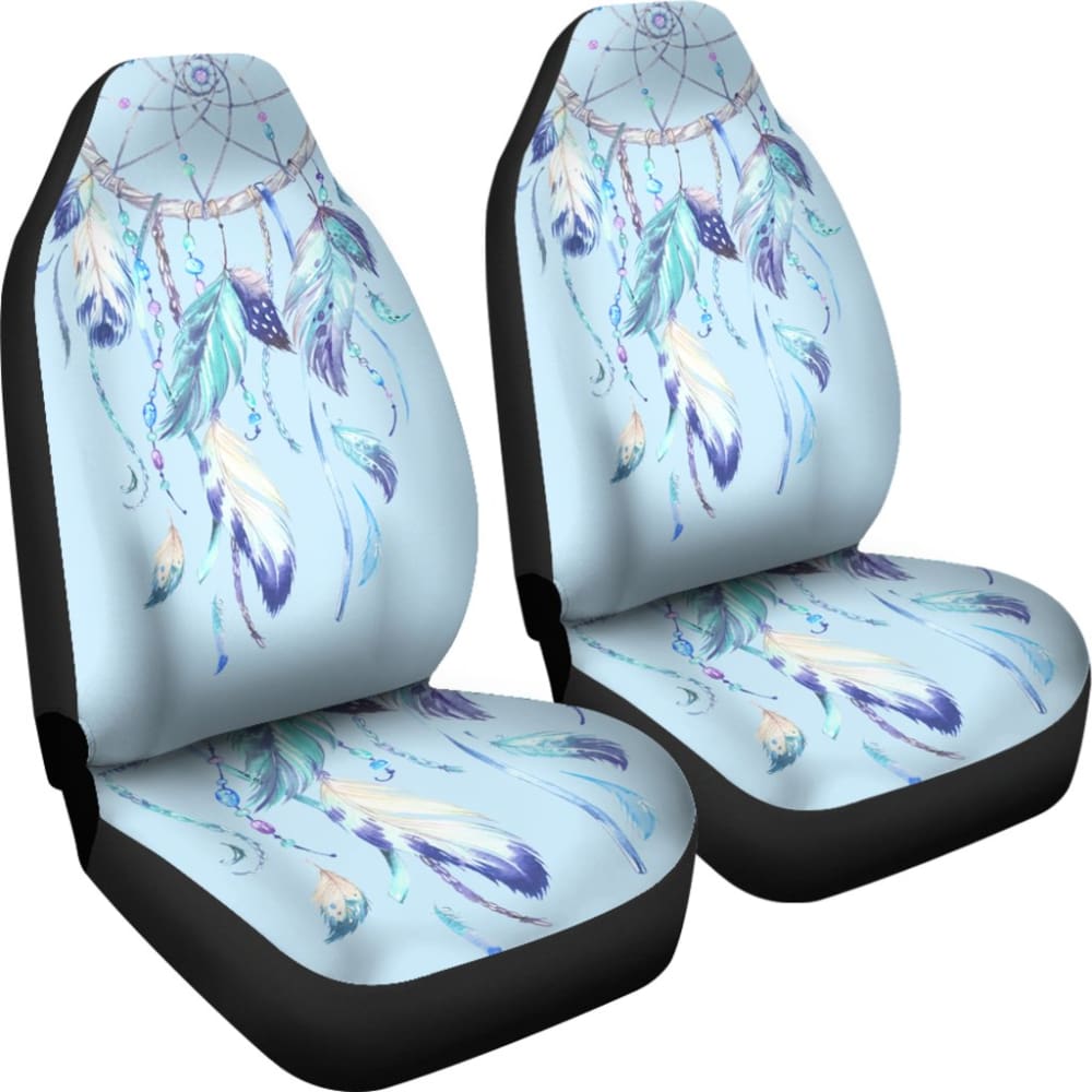 Native Dreamcatcher Winter Feather Car Seats Covers