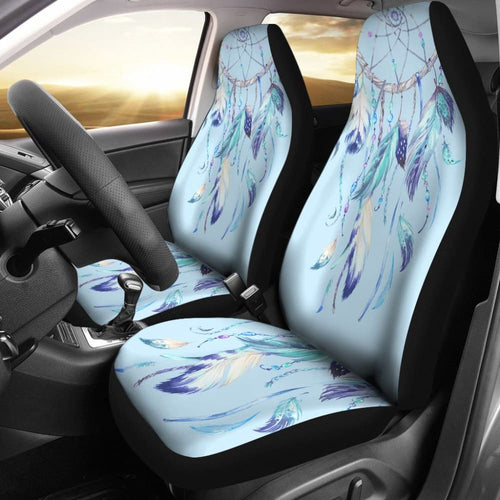 Native Dreamcatcher Winter Feather Car Seats Covers