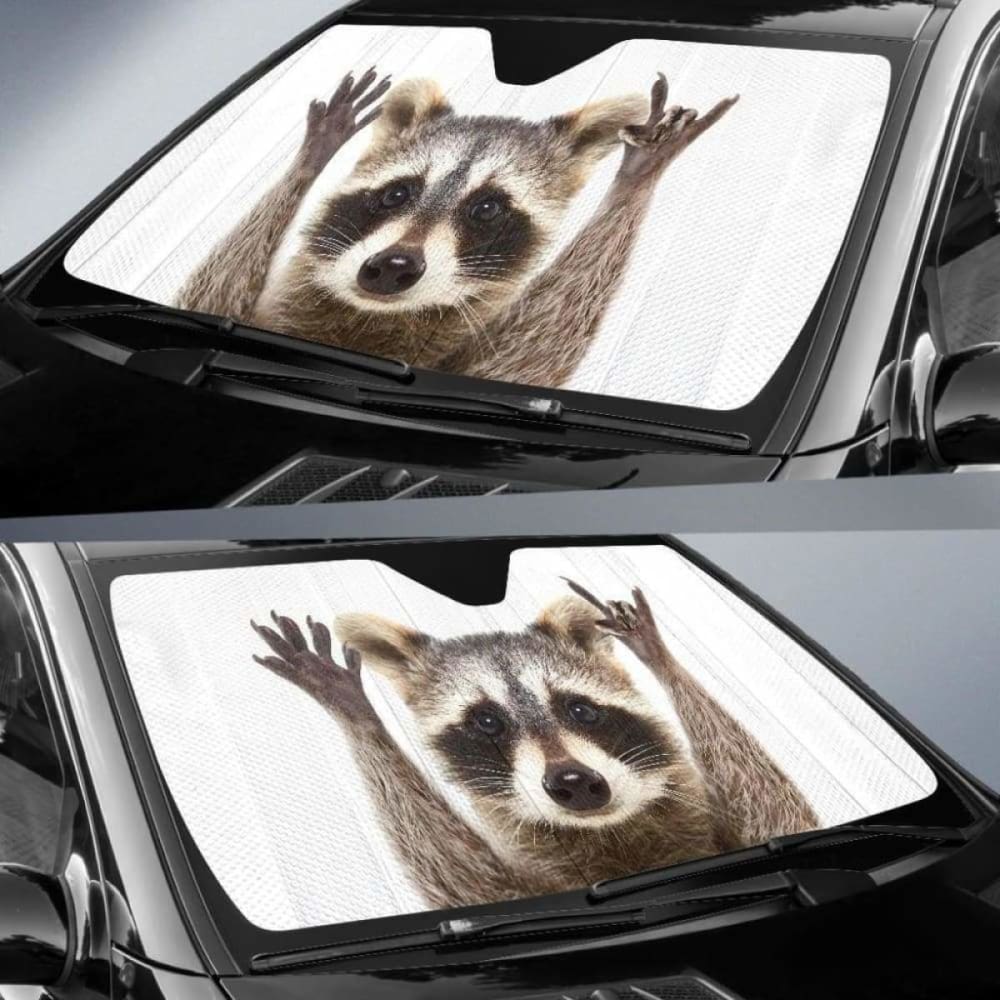 Raccoon Car Sun Shades