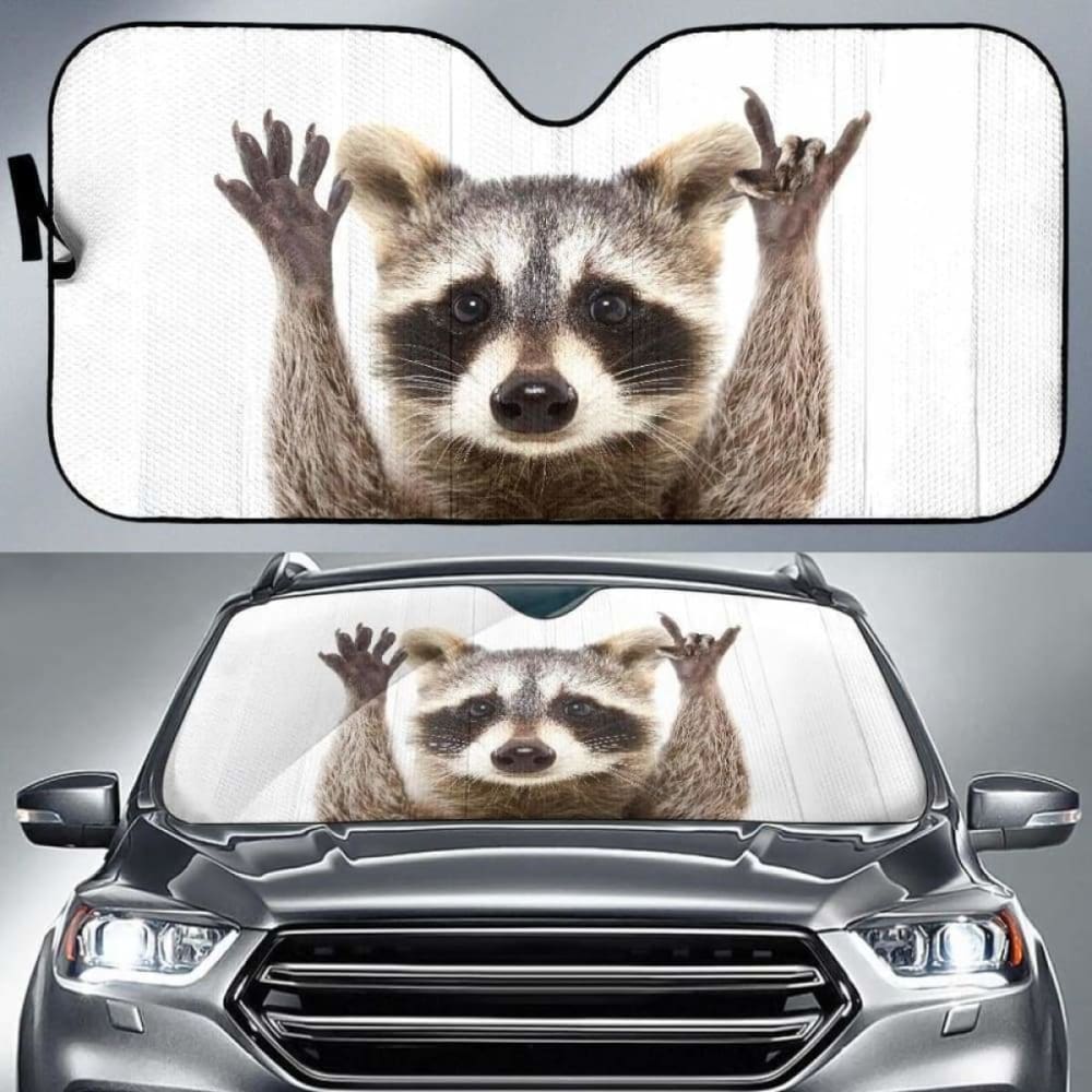 Raccoon Car Sun Shades