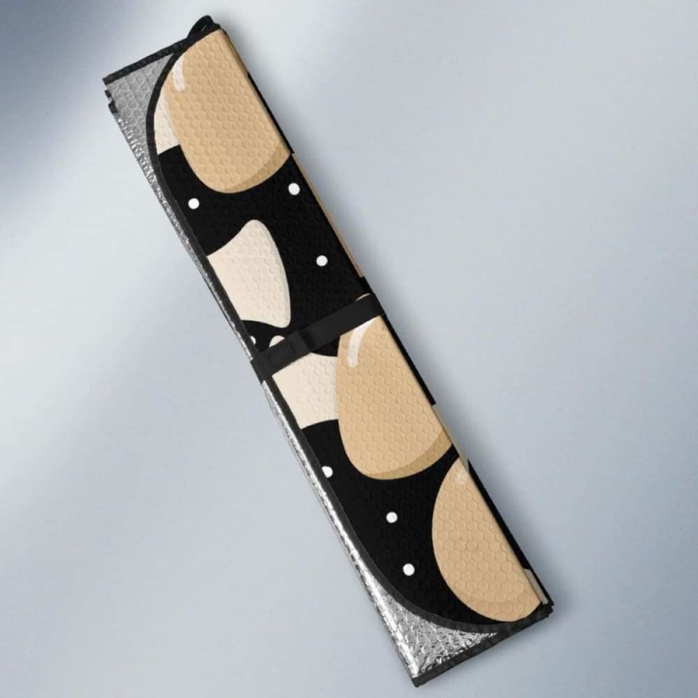 Champignon Mushroom Pattern Car Auto Sun Shades