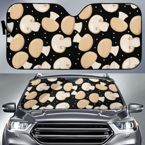 Champignon Mushroom Pattern Car Auto Sun Shades
