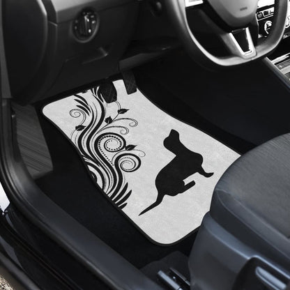 Silhouette Dachshund Car Floor Mats Car Accessories Gift For Dog Lovers
