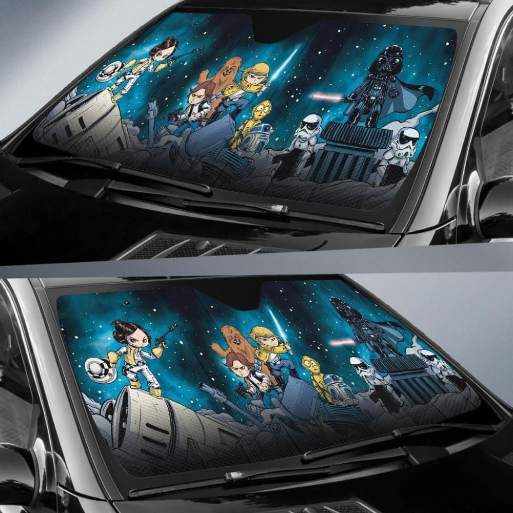 Star Wars Funny Auto Sun Shades