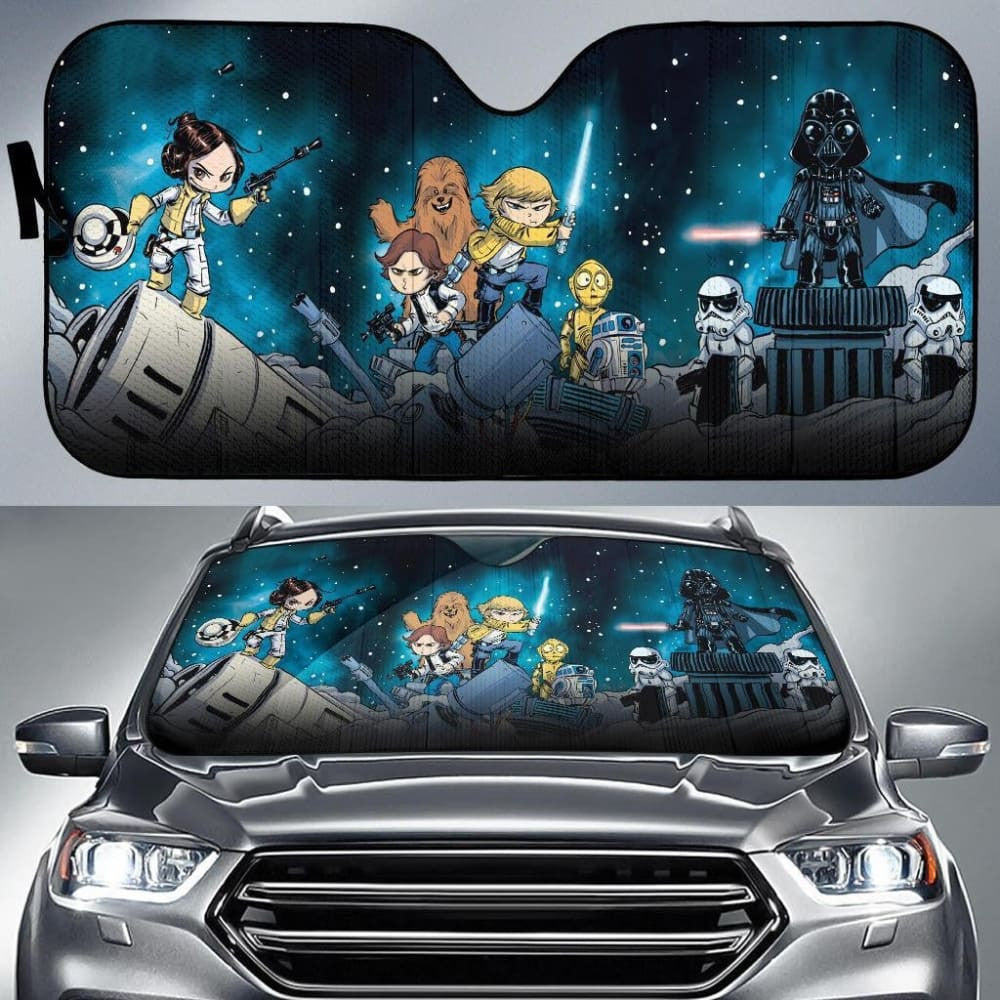 Star Wars Funny Auto Sun Shades