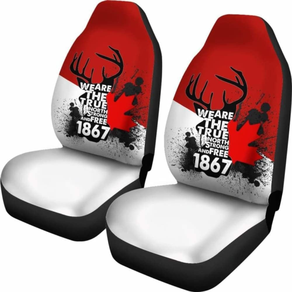 Canada Day True North Strong And Free Car Seat Covers Special