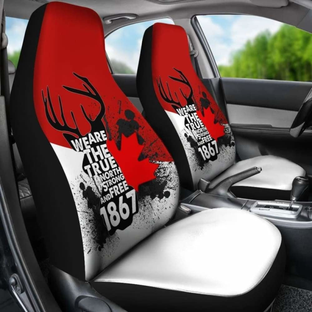 Canada Day True North Strong And Free Car Seat Covers Special