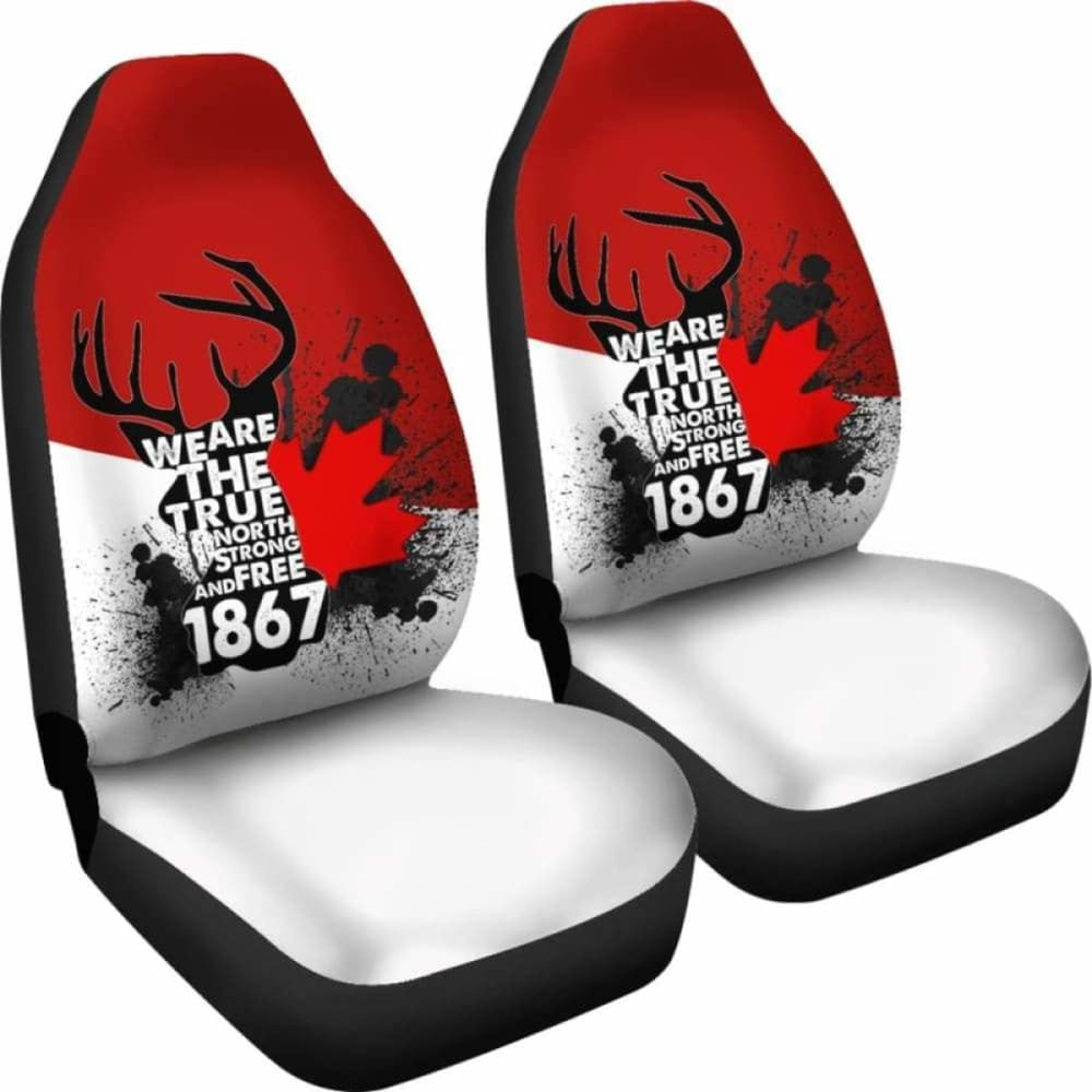Canada Day True North Strong And Free Car Seat Covers Special