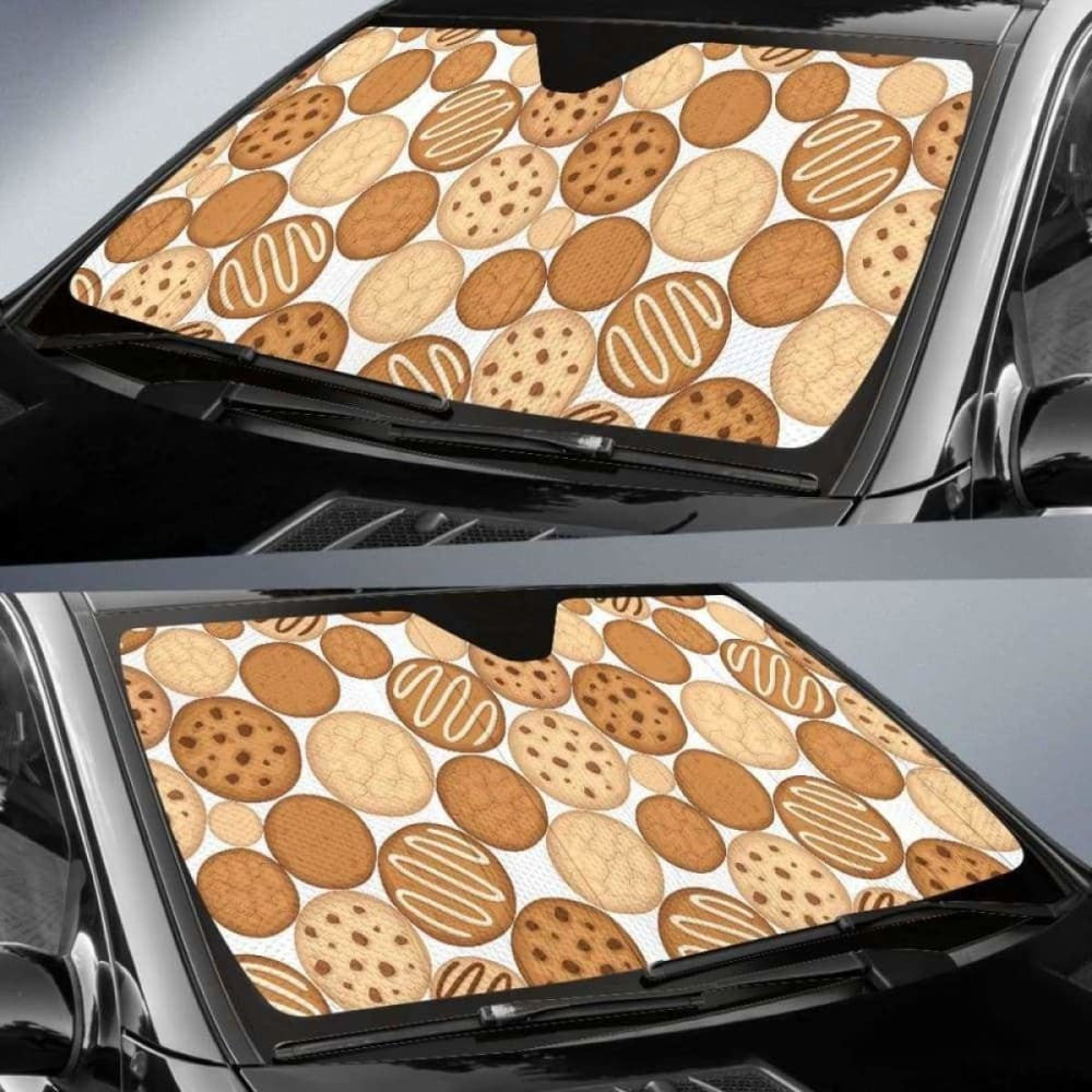 Various Cookie Pattern Car Auto Sun Shades
