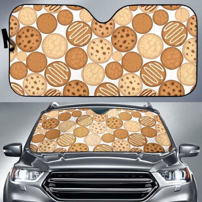 Various Cookie Pattern Car Auto Sun Shades