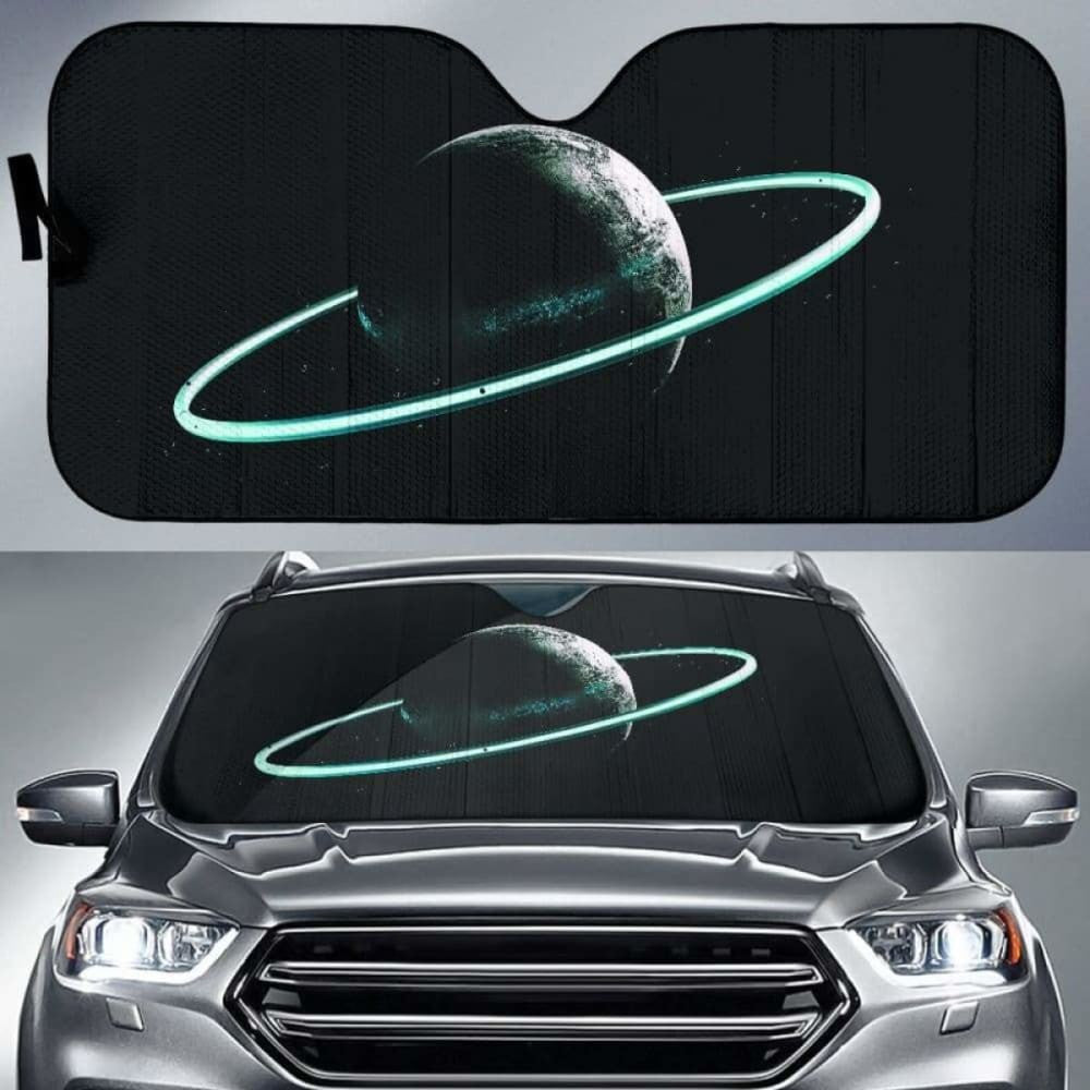 Planet Circle Ring in the Galaxy car auto sunshades
