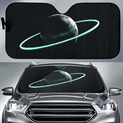 Planet Circle Ring in the Galaxy car auto sunshades
