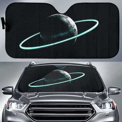 Planet Circle Ring in the Galaxy car auto sunshades