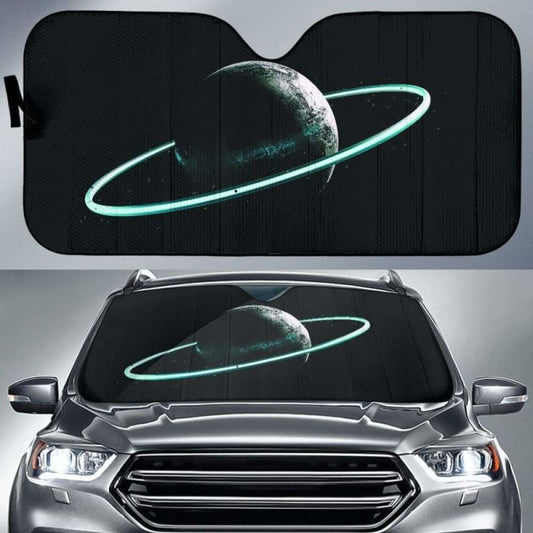 Planet Circle Ring in the Galaxy car auto sunshades