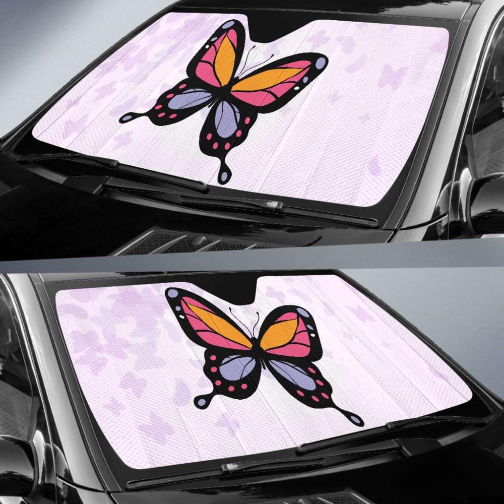 Amazing Colorful Butterflies Car Auto Sun Shades