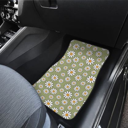 Retro Daisy Car Floor Mats