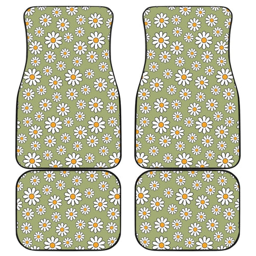 Retro Daisy Car Floor Mats