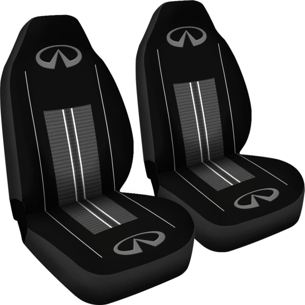 Black And Grey Infiniti Car Seat Covers Custom