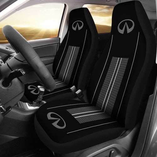 Black And Grey Infiniti Car Seat Covers Custom