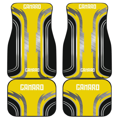 Yellow Black Camaro White Letter Car Accessories Car Floor Mats