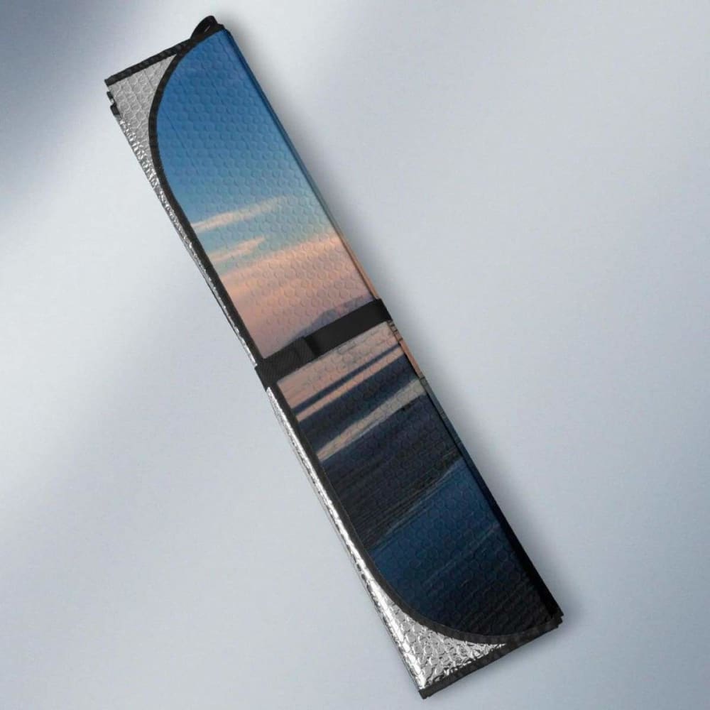 Dog Dusk Beach Seashore HdK Car Sun Shade