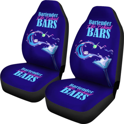 Amazing Gift For Bartender Lovers Life Behind Bars Car Seat Covers