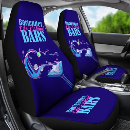 Amazing Gift For Bartender Lovers Life Behind Bars Car Seat Covers