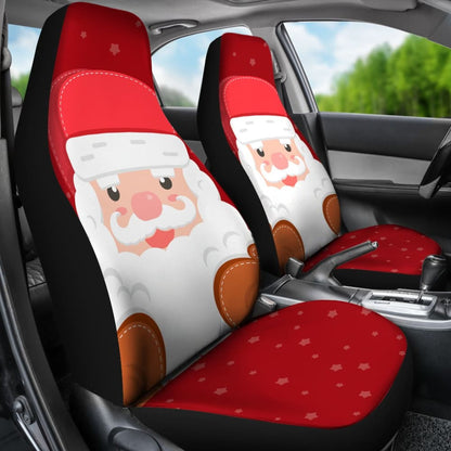 Christmas Car Seat Covers Cute Santa Claus