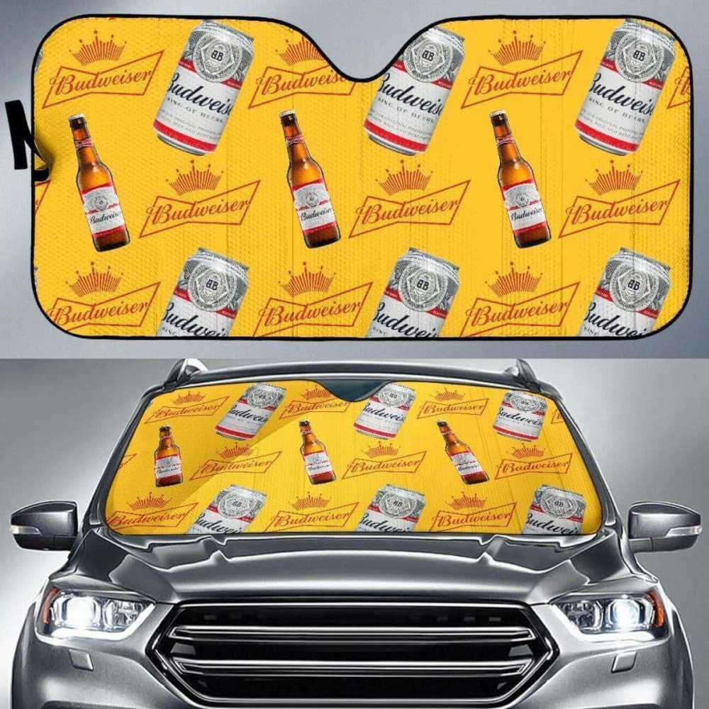 Budweiser Car Sun Shade Auto Sun Visor For Beer Lover