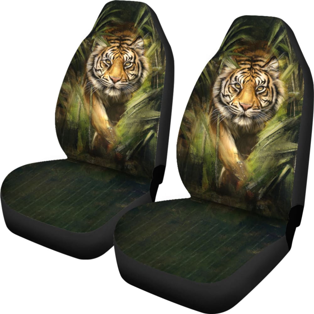 Amazing Tiger Print Car Seat Covers