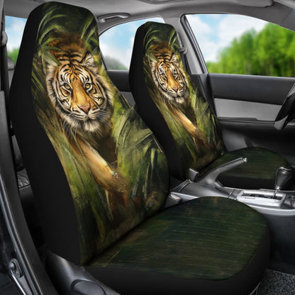 Amazing Tiger Print Car Seat Covers