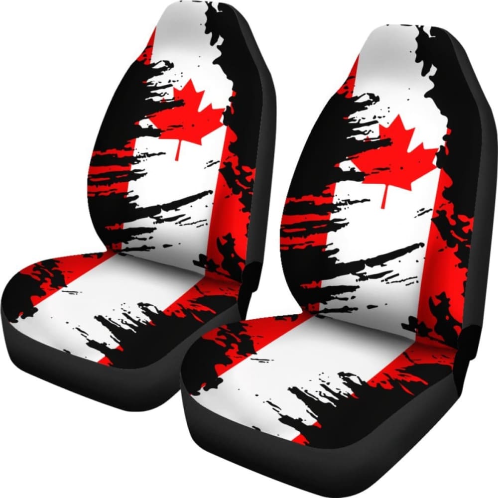 Canada Flag Painting Car Seat Cover