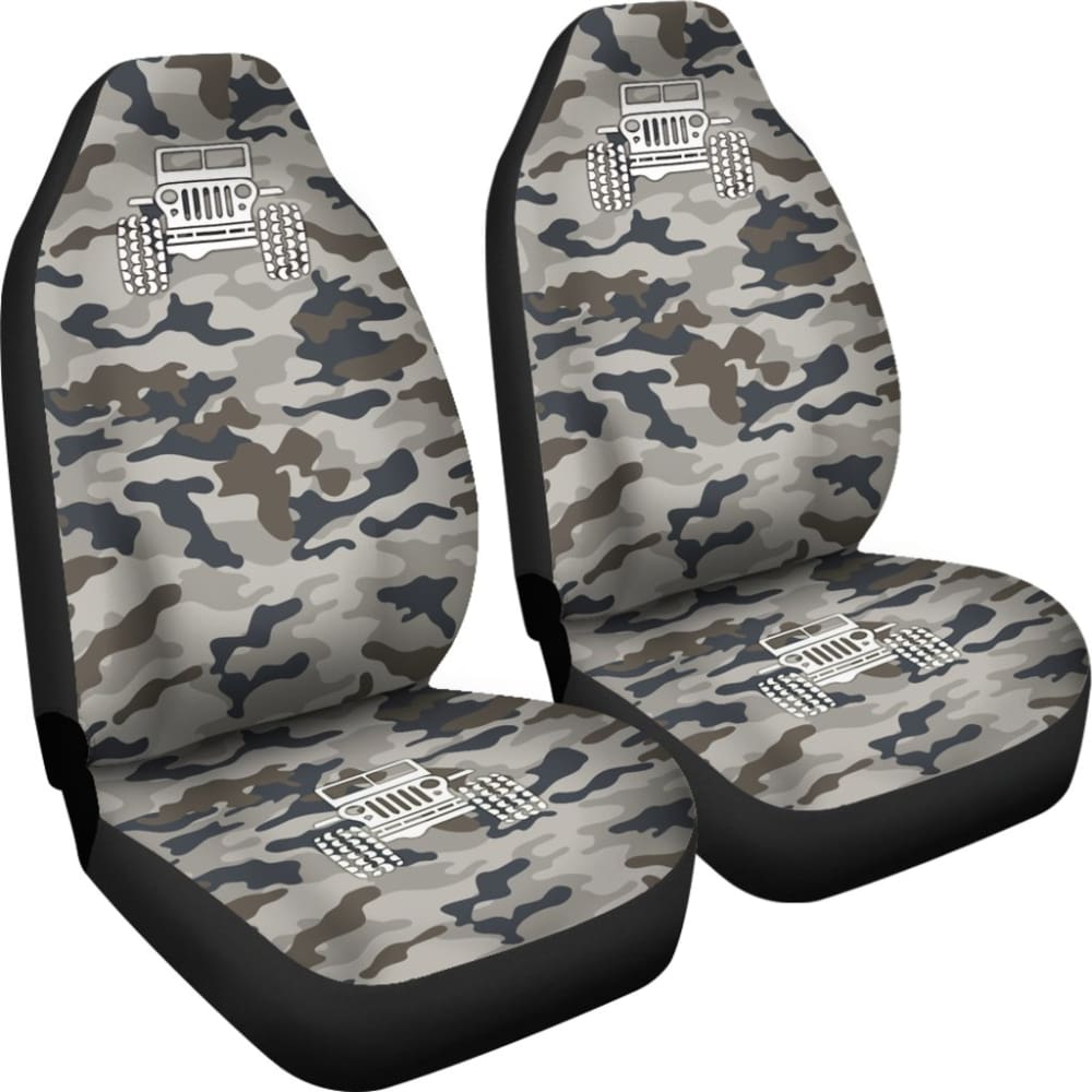 Blue Camouflage Color Army Green Jeep Car Seats Covers