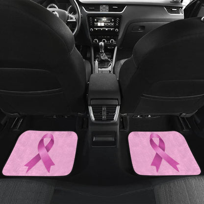 Pink Ribbon Breast Cancer Awareness Pattern Print Car Floor Mats
