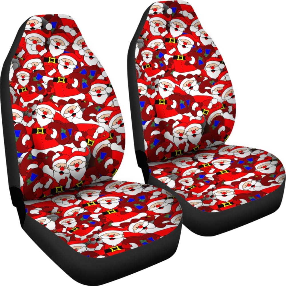 Santa Claus With Christmas Gifts Car Seat Covers