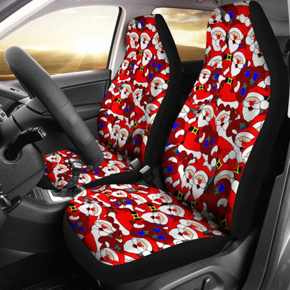 Santa Claus With Christmas Gifts Car Seat Covers