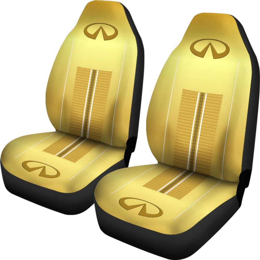 Black And Yellow Infiniti Car Seat Covers Custom