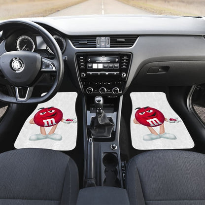 Red M&M Chocolate Car-Mats