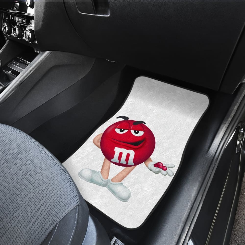 Red M&M Chocolate Car-Mats
