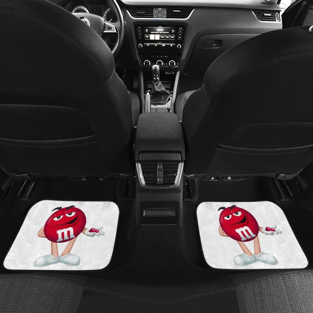 Red M&M Chocolate Car-Mats